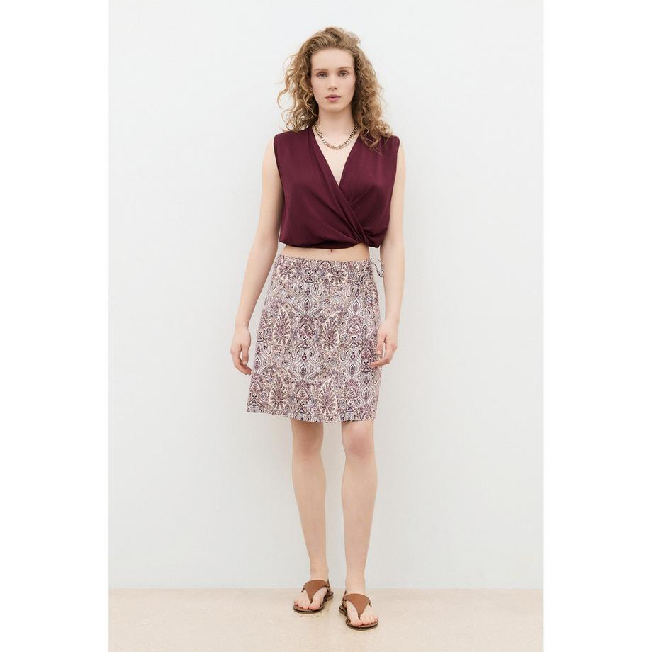 Caroll Mini-jupe à motifs  