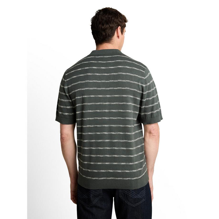 TOM TAILOR Polo Slim Fit Maniche Corte a Righe  