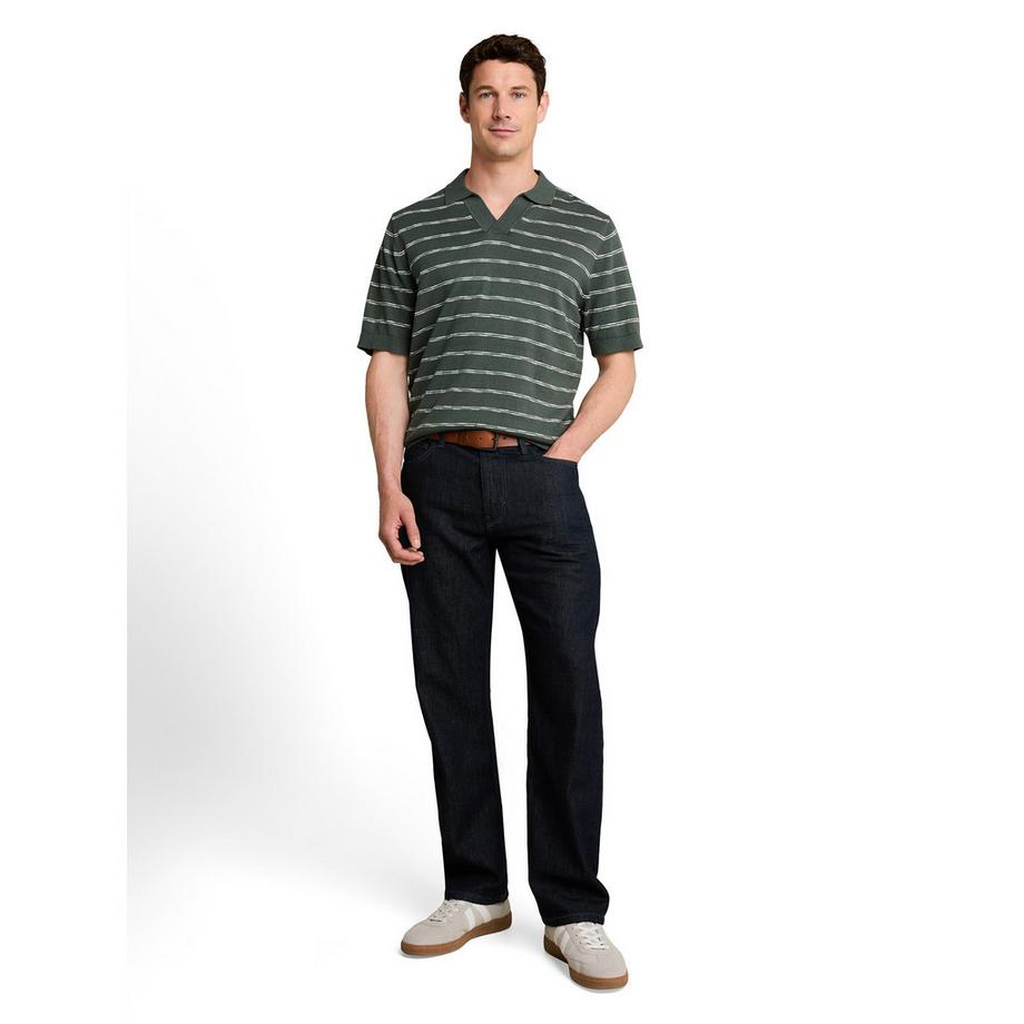 TOM TAILOR Polo Slim Fit Maniche Corte a Righe  