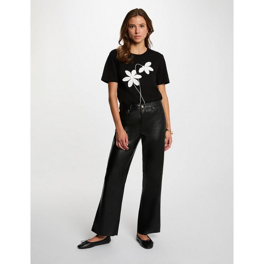 MORGAN T-Shirt avec Appliqué Floral  