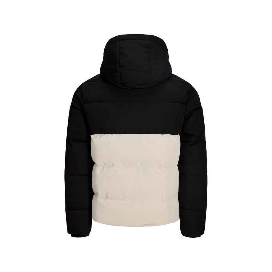 JACK & JONES Zweifarbige Pufferjacke mit Kapuze  