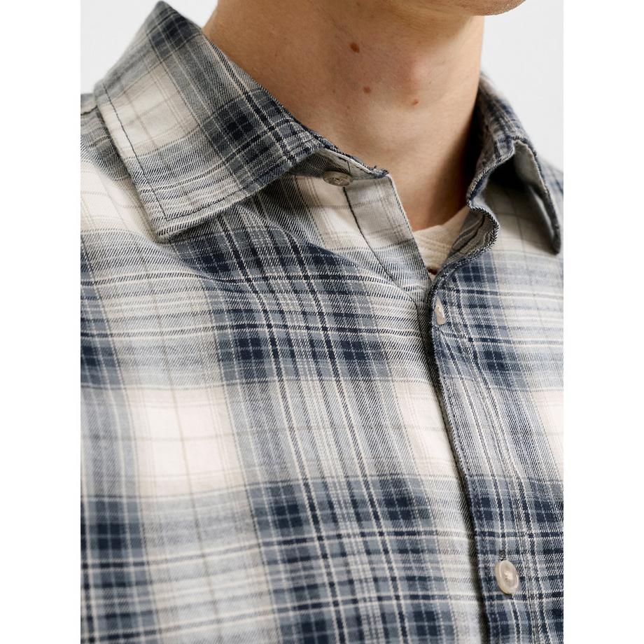 JACK & JONES Chemise à manches longues à carreaux  