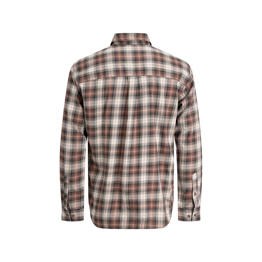 JACK & JONES Chemise à manches longues à carreaux  