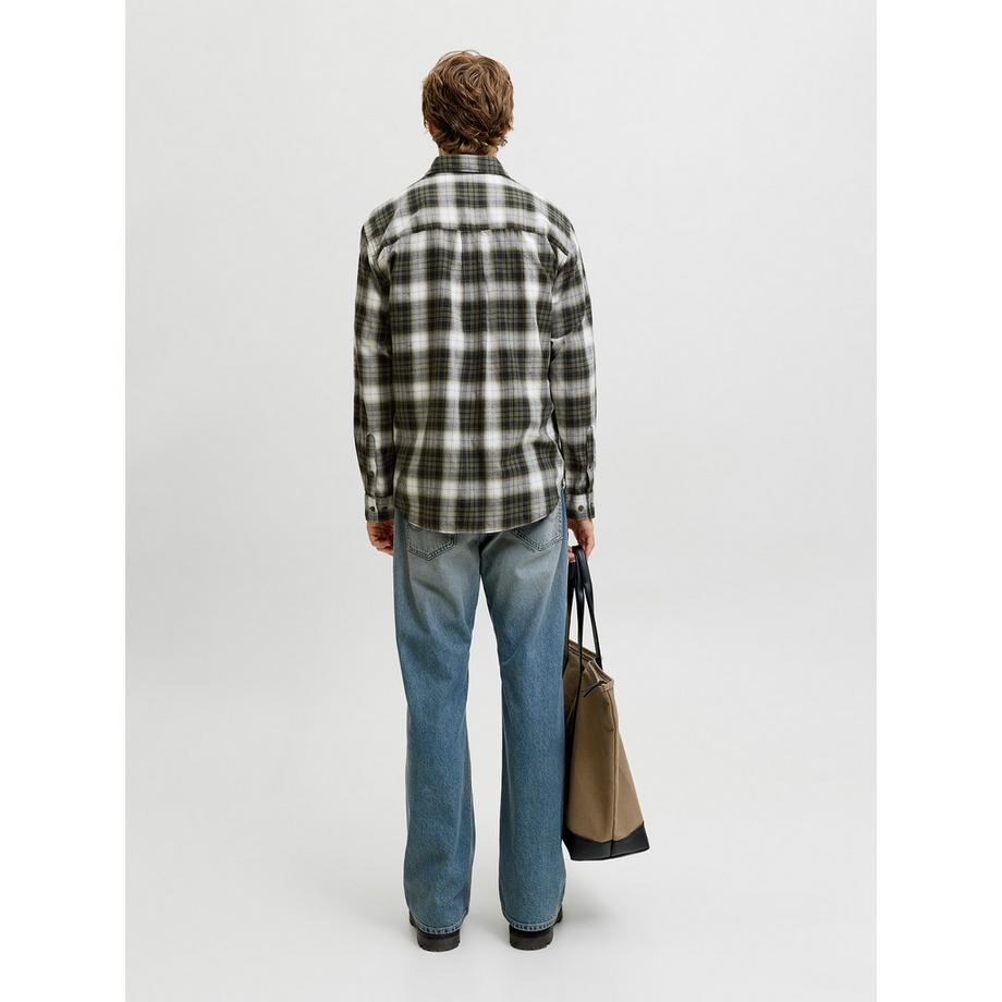 JACK & JONES Kariertes Langarmhemd  