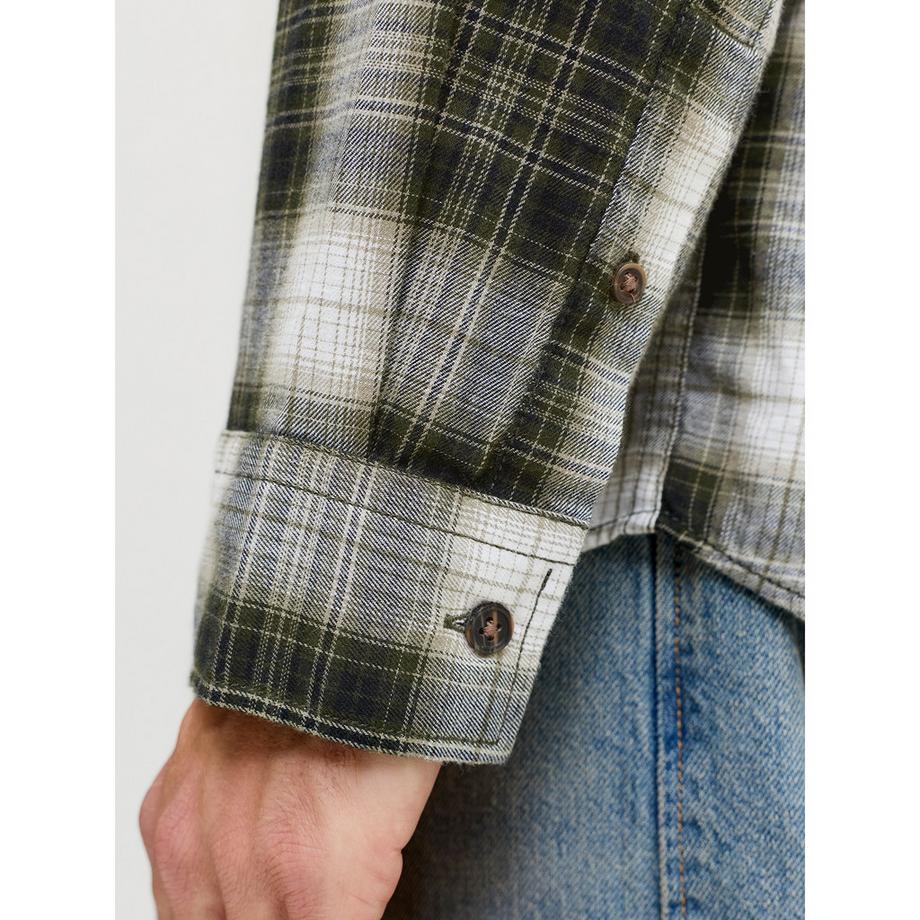 JACK & JONES Kariertes Langarmhemd  