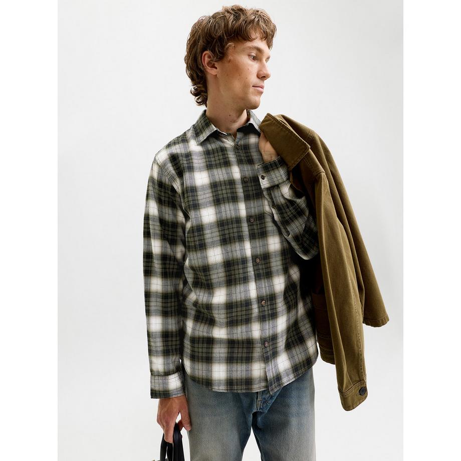 JACK & JONES Kariertes Langarmhemd  