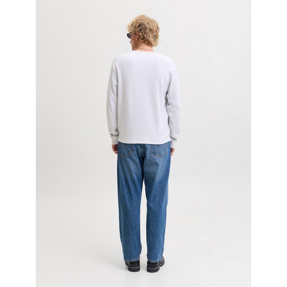 JACK & JONES T-shirt à manches longues Henley  