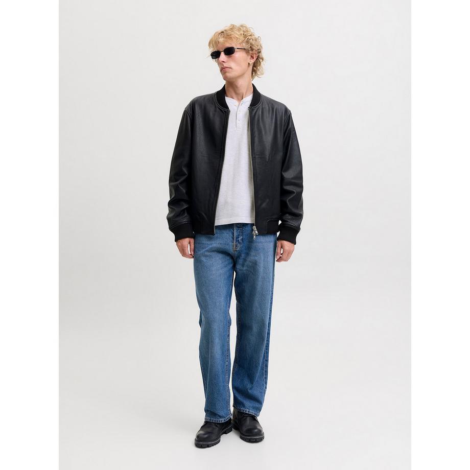 JACK & JONES T-shirt à manches longues Henley  