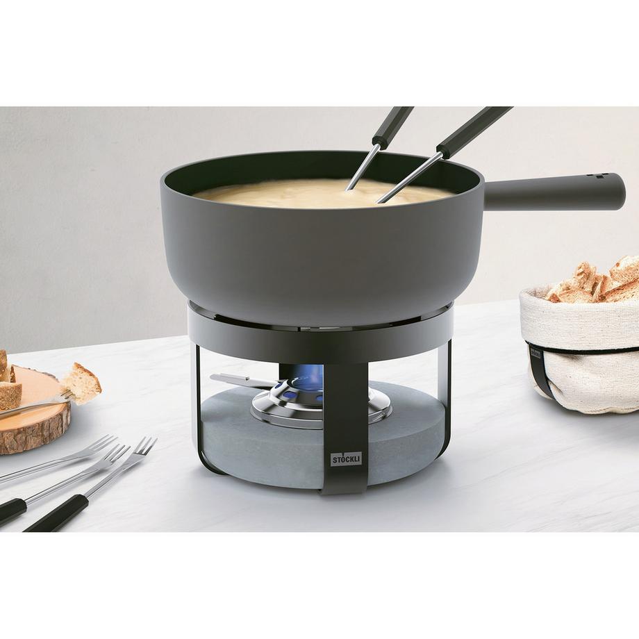 STOECKLI Käsefondue-Set Pilatus Stone Classic 