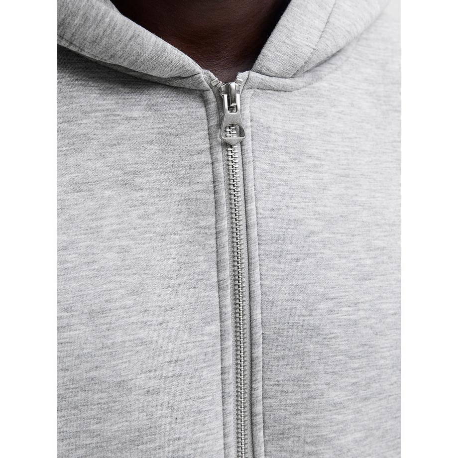 JACK & JONES  Hoodie, avec fermeture éclair 