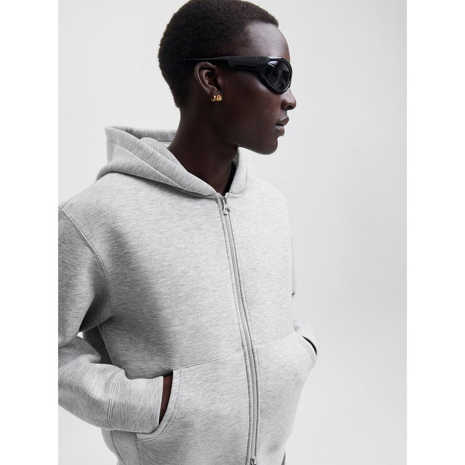 JACK & JONES  Hoodie, avec fermeture éclair 