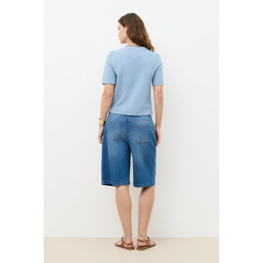 Caroll Gingham Kurzarm T-Shirt  