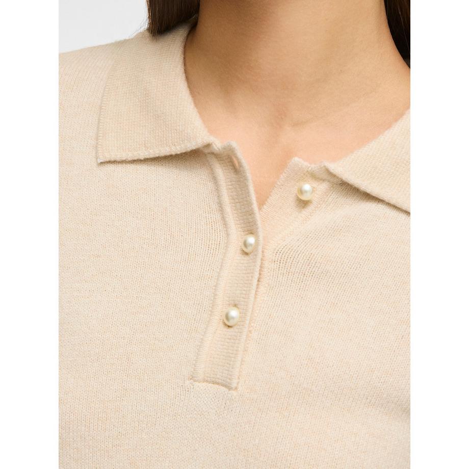 VILA VIRIL Pull à col polo  