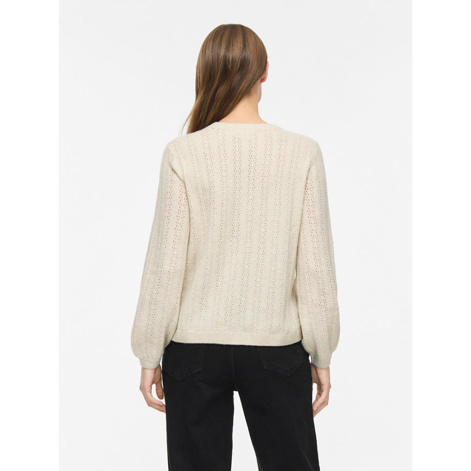 VILA VILIGA Pull à Maille Ouverte  