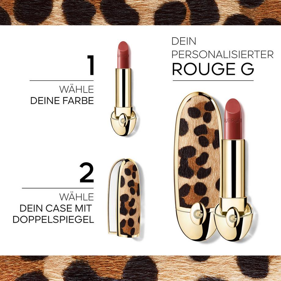 Guerlain  Rouge G La cover gioiello con doppio specchio Il rossetto ultra-care personalizzabile 