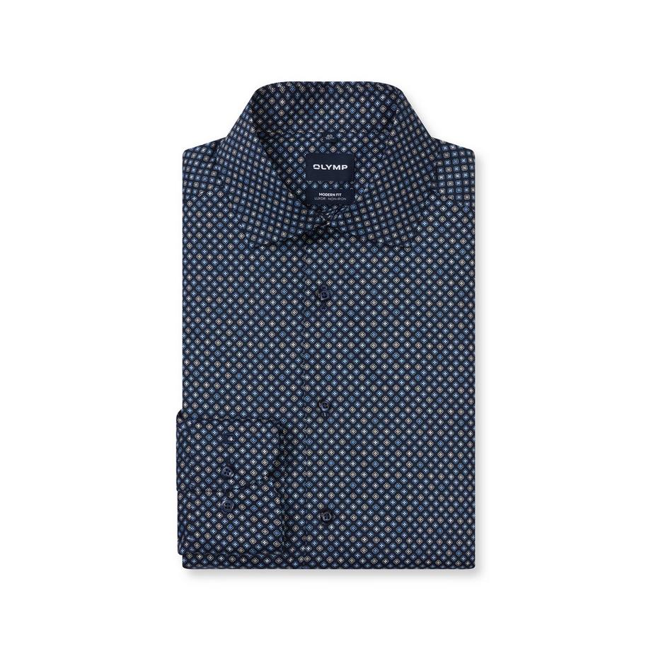 OLYMP Modern Fit Musterhemd  