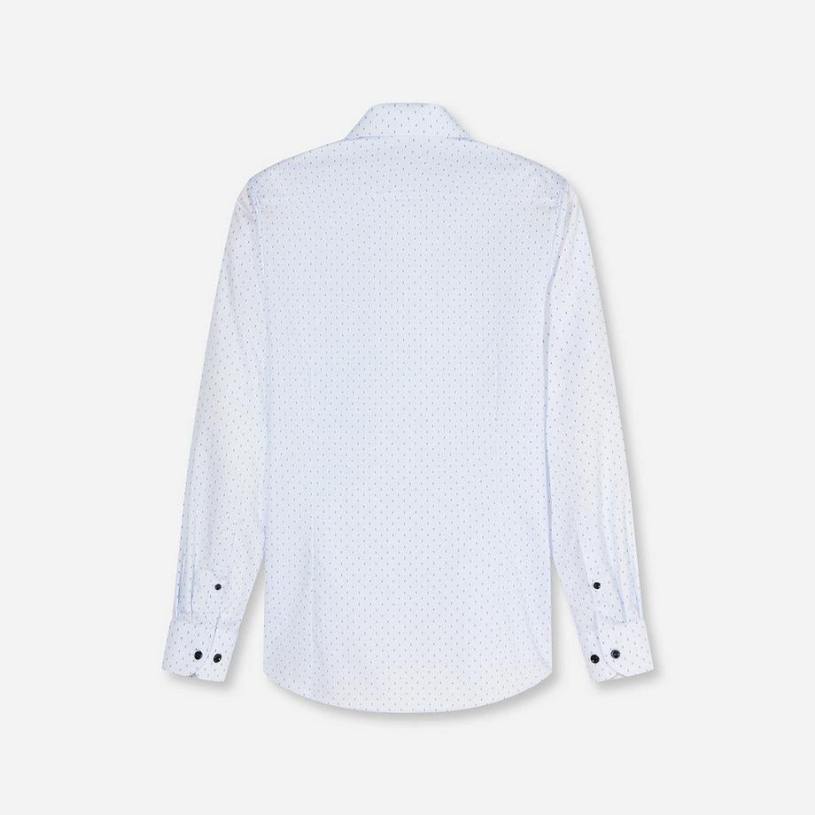 OLYMP Modern Fit Hemd mit Mikropunktmuster  