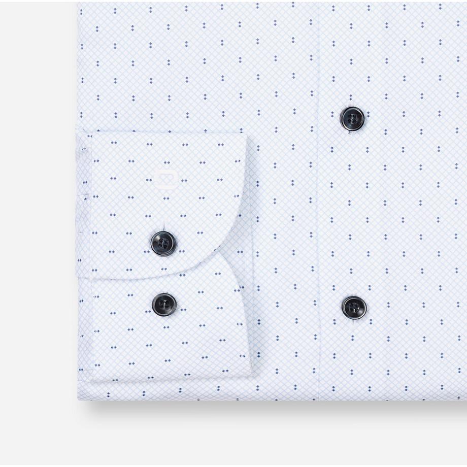 OLYMP Modern Fit Hemd mit Mikropunktmuster  