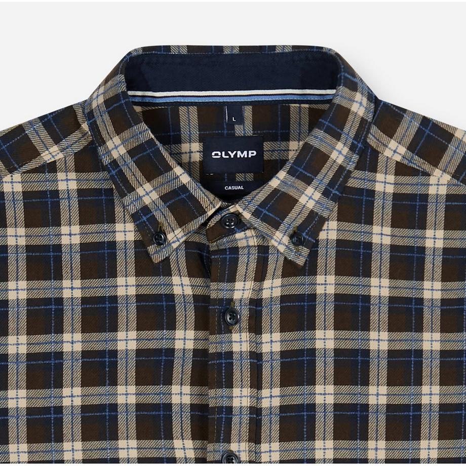 OLYMP Camicia a maniche lunghe a quadri  