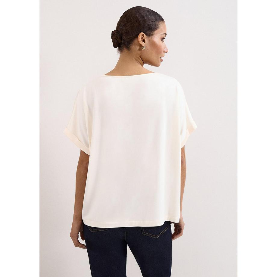 Phase Eight Marion Top à Manches Courtes Imprimé Floral  