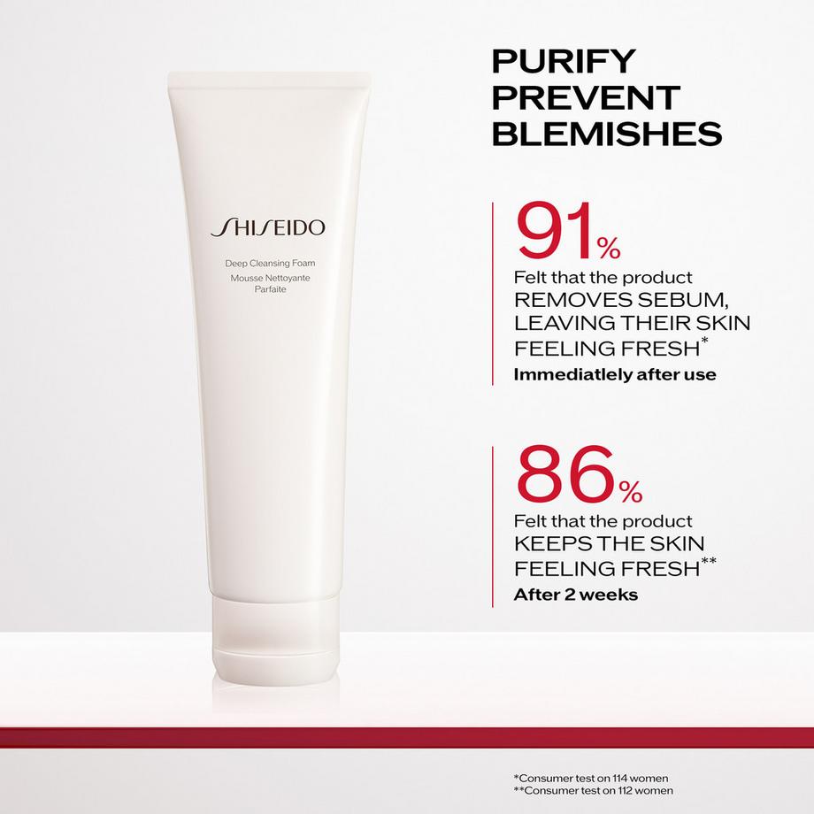 SHISEIDO  Prepare and Defend Deep Cleansing Foam 