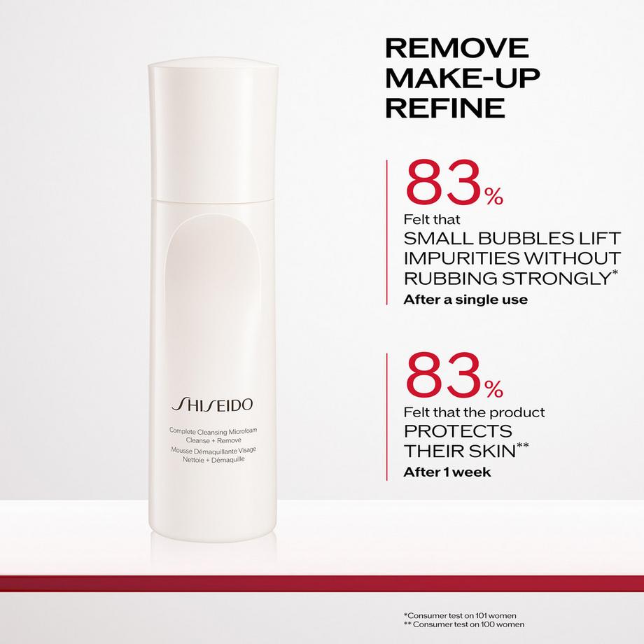 SHISEIDO  Prepare and Defend Complete Cleansing Microfoam 