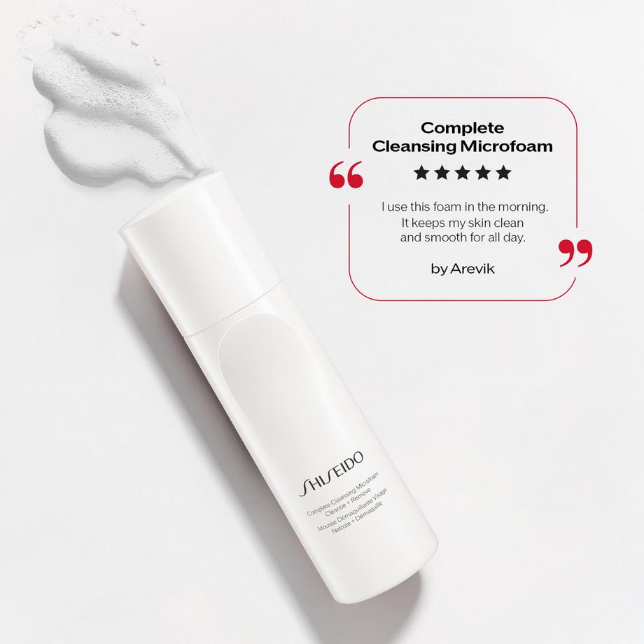 SHISEIDO  Prepare and Defend Complete Cleansing Microfoam 