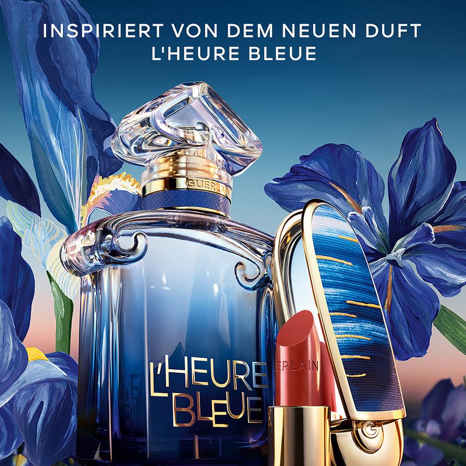 Guerlain  Rouge G L’Heure Bleue La cover gioiello con doppio specchio - Edizione Limitata Il rossetto ultra-care personalizzabile 