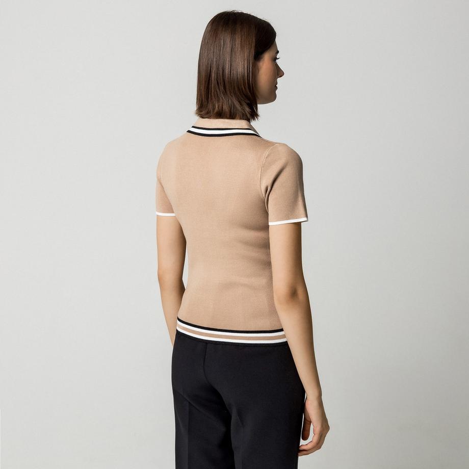 MORGAN Maglia a maniche corte in stile polo  