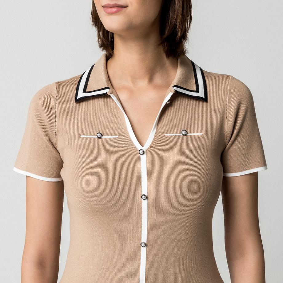 MORGAN Maglia a maniche corte in stile polo  