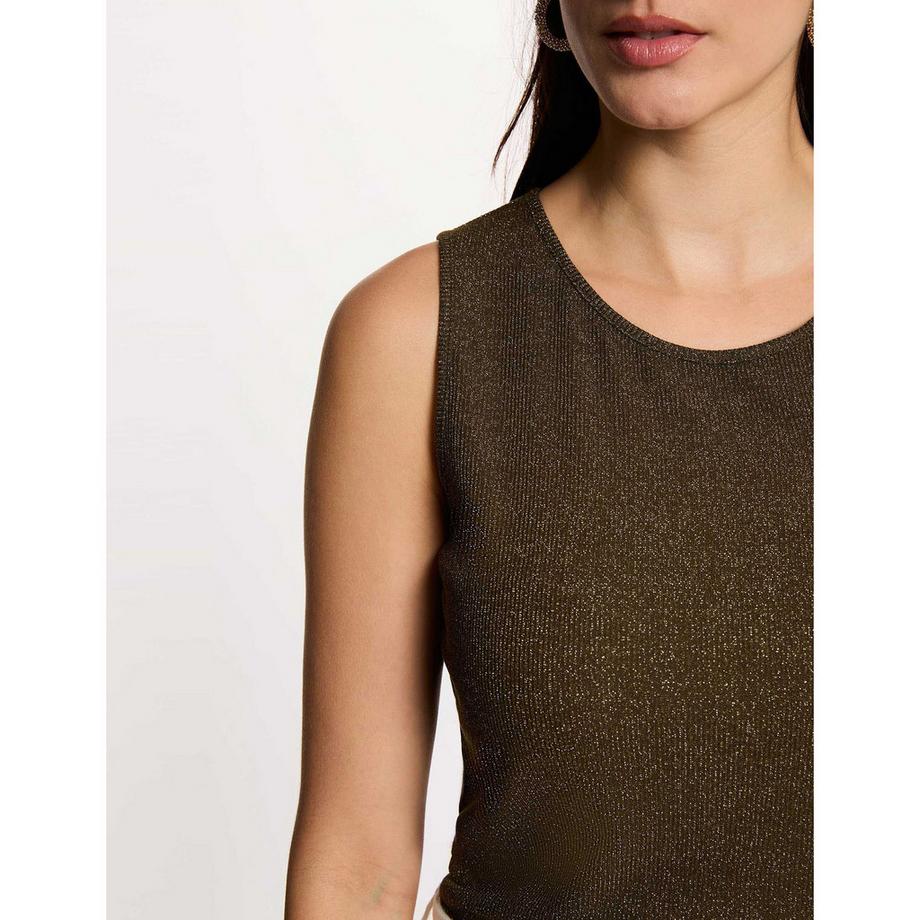 MORGAN T-shirt sans manches avec détail anneau  