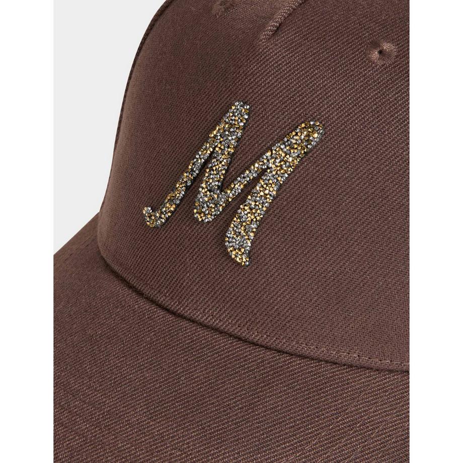 MORGAN Casquette de Baseball Lettre M Pailletée  