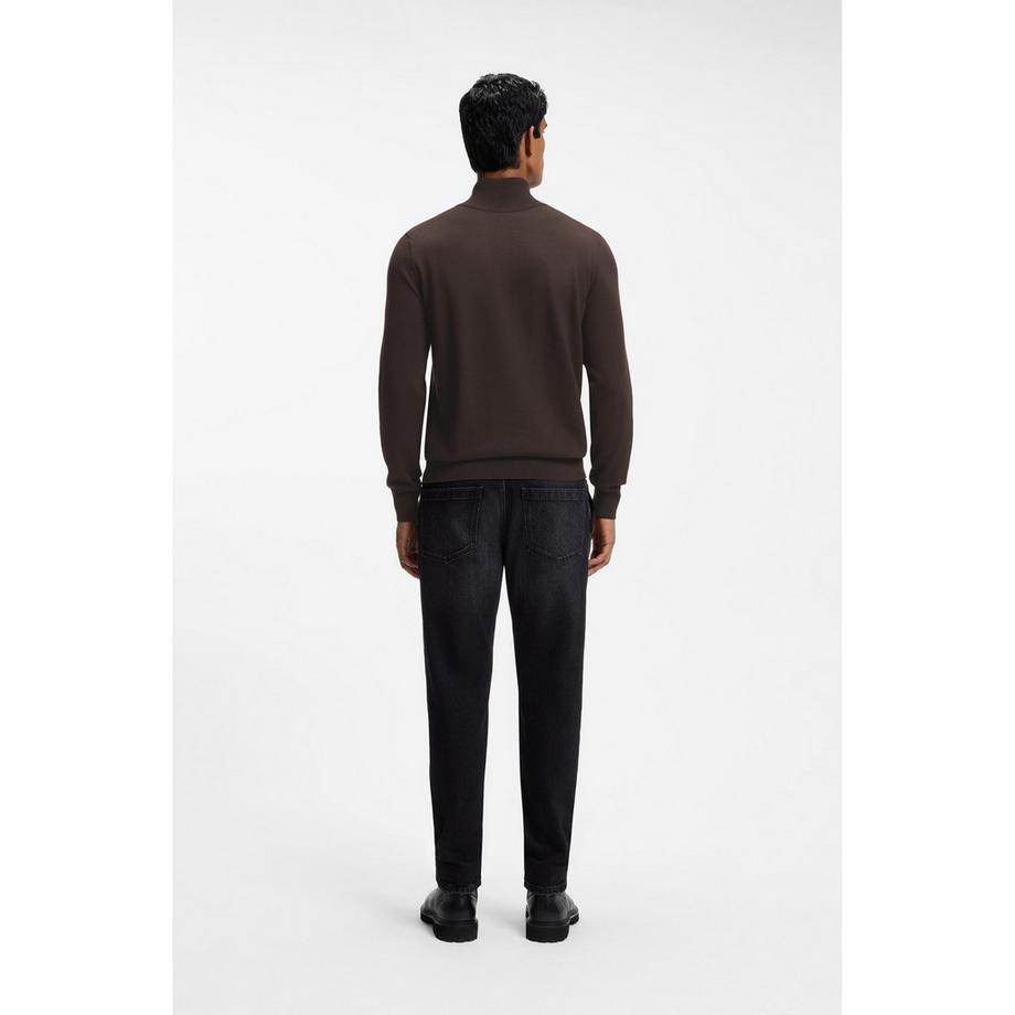 BOSS ORANGE Pull Troyer avec Half Zip  