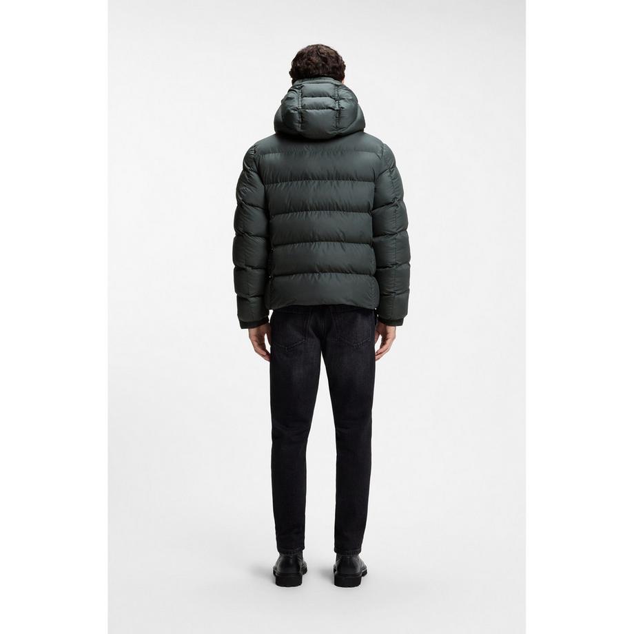 BOSS ORANGE Blouson avec capuche et fermeture à boutons  