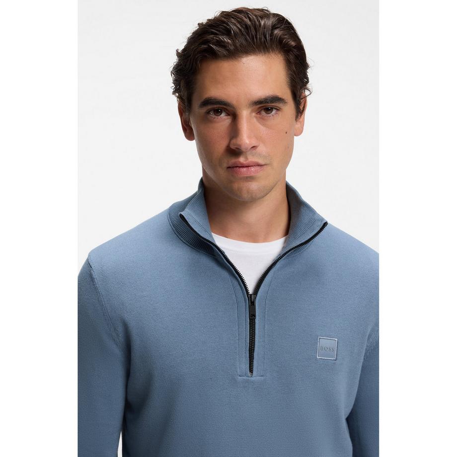 BOSS ORANGE Pull Troyer avec Half Zip  