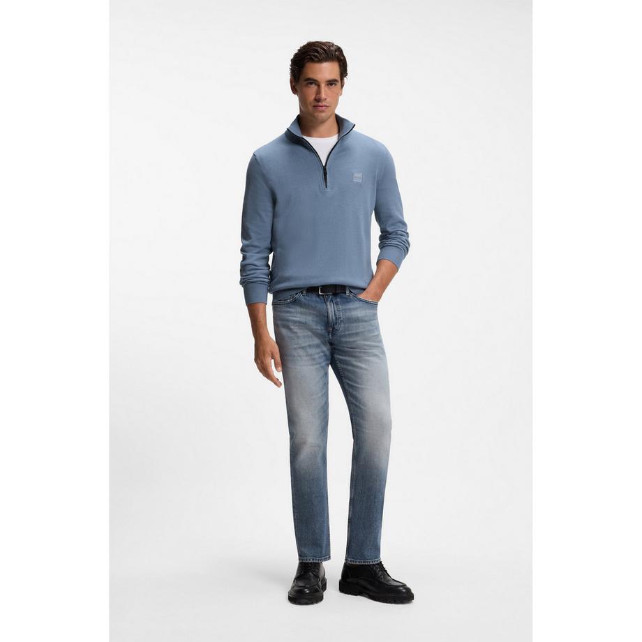 BOSS ORANGE Pull Troyer avec Half Zip  