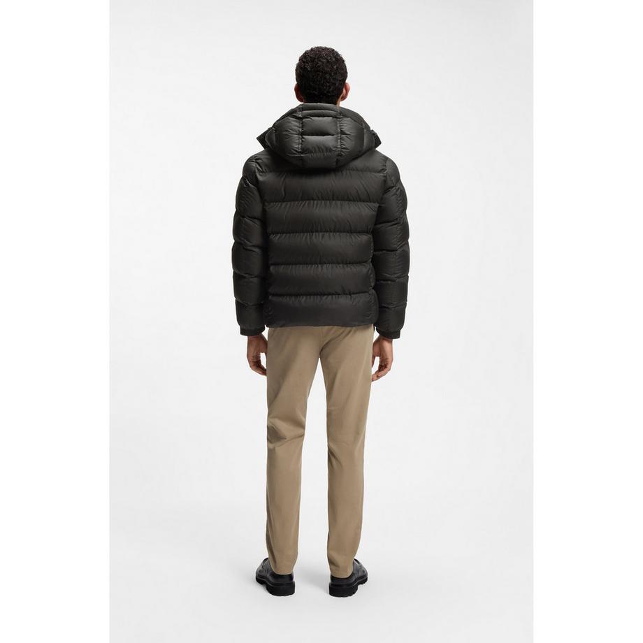 BOSS ORANGE Blouson avec capuche et fermeture à boutons  