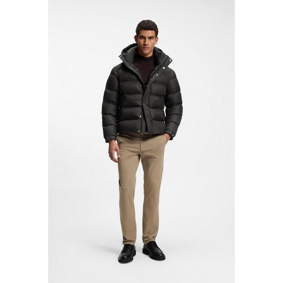 BOSS ORANGE Blouson avec capuche et fermeture à boutons  