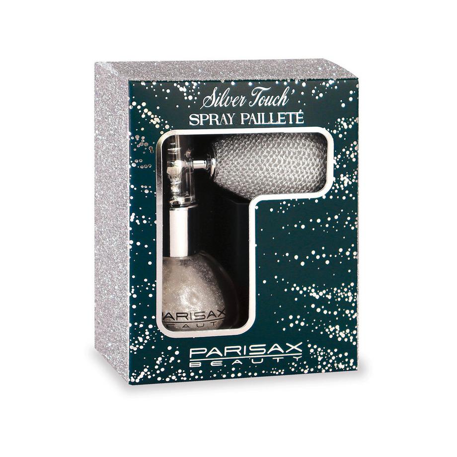 PARISAX  Spray poudre pailletée argentée  Silver Touch' 