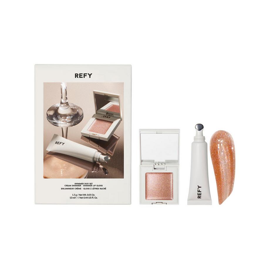 Shimmer Duo Set Solstice - Coffret enlumineur et gloss à lèvres