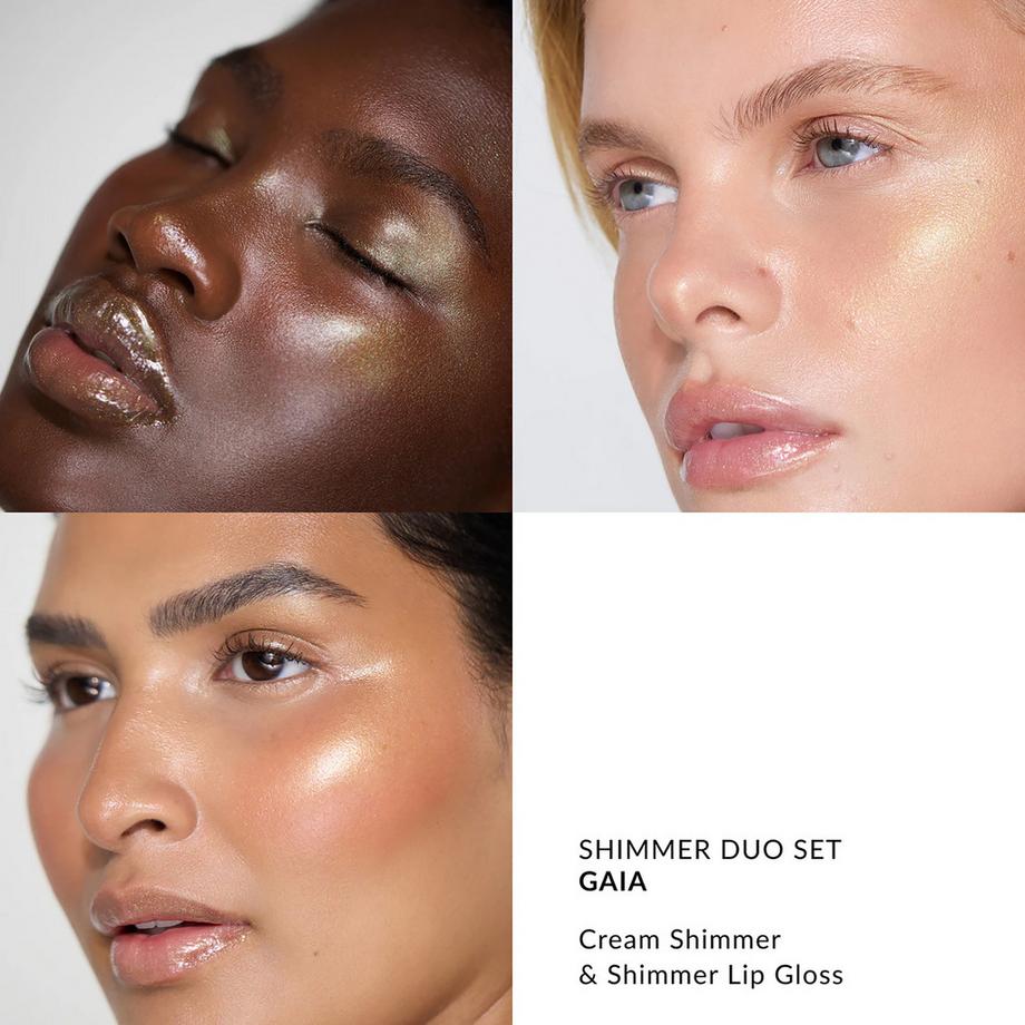 REFY  Shimmer Duo Set Gaia - Coffret enlumineur et gloss à lèvres 