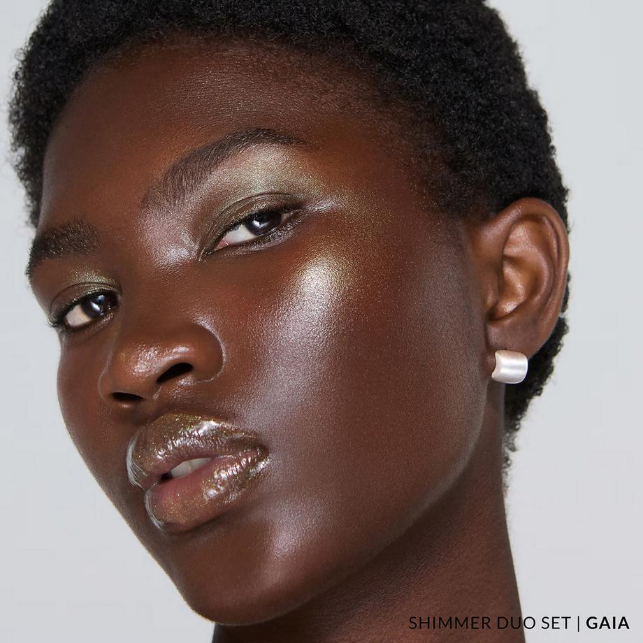 REFY  Shimmer Duo Set Gaia - Coffret enlumineur et gloss à lèvres 