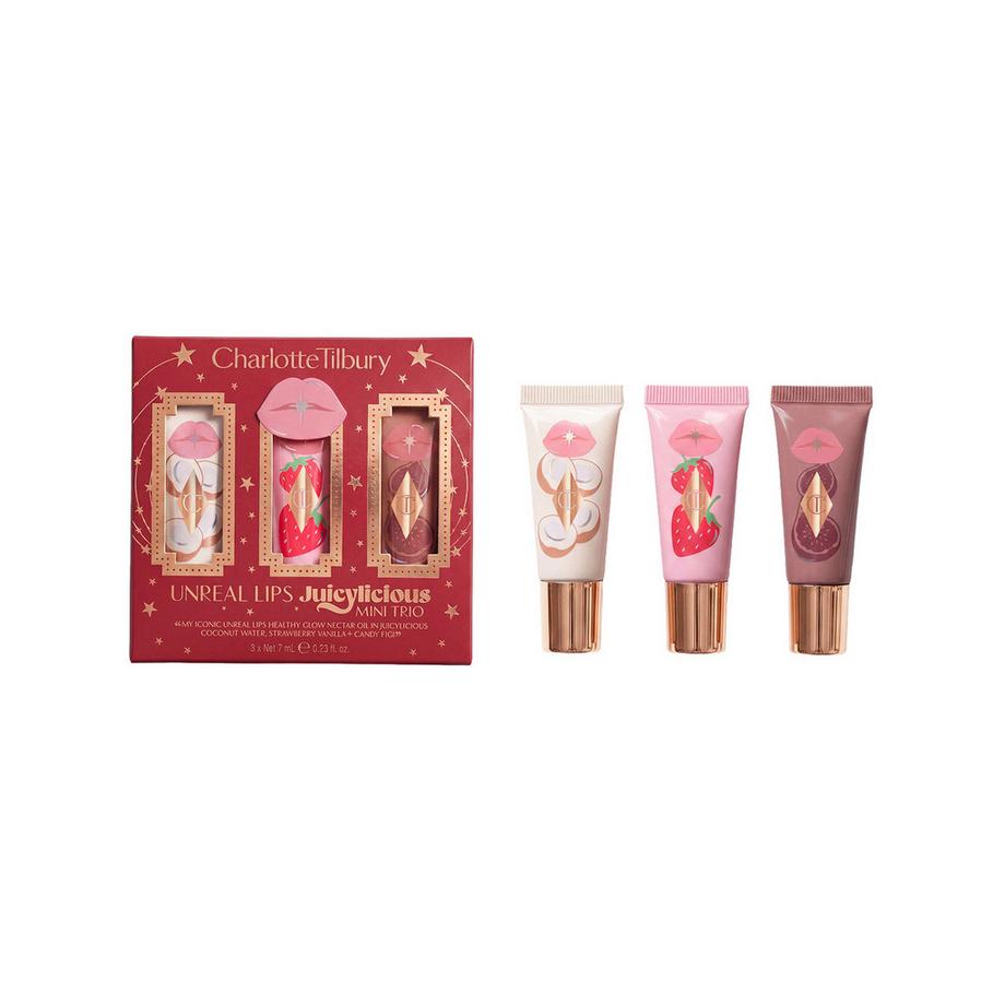 Unreal Lips Juicylicious Mini Trio - Coffret cadeau trio pour les lèvres