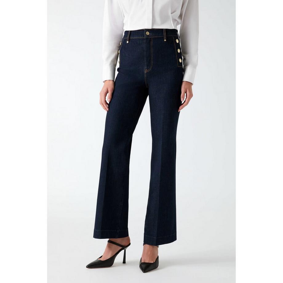 GUESS High Waist Flare Jeans  