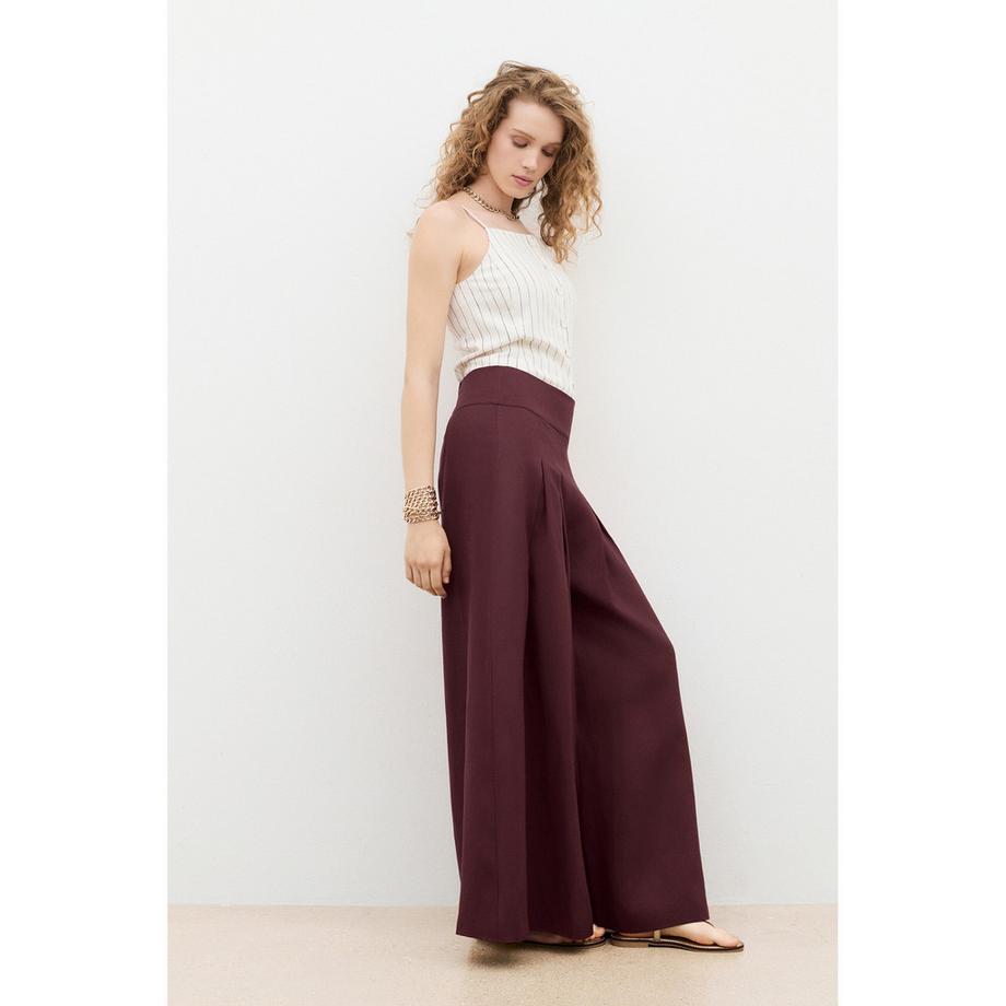 Caroll Pantalon Plissé Large  