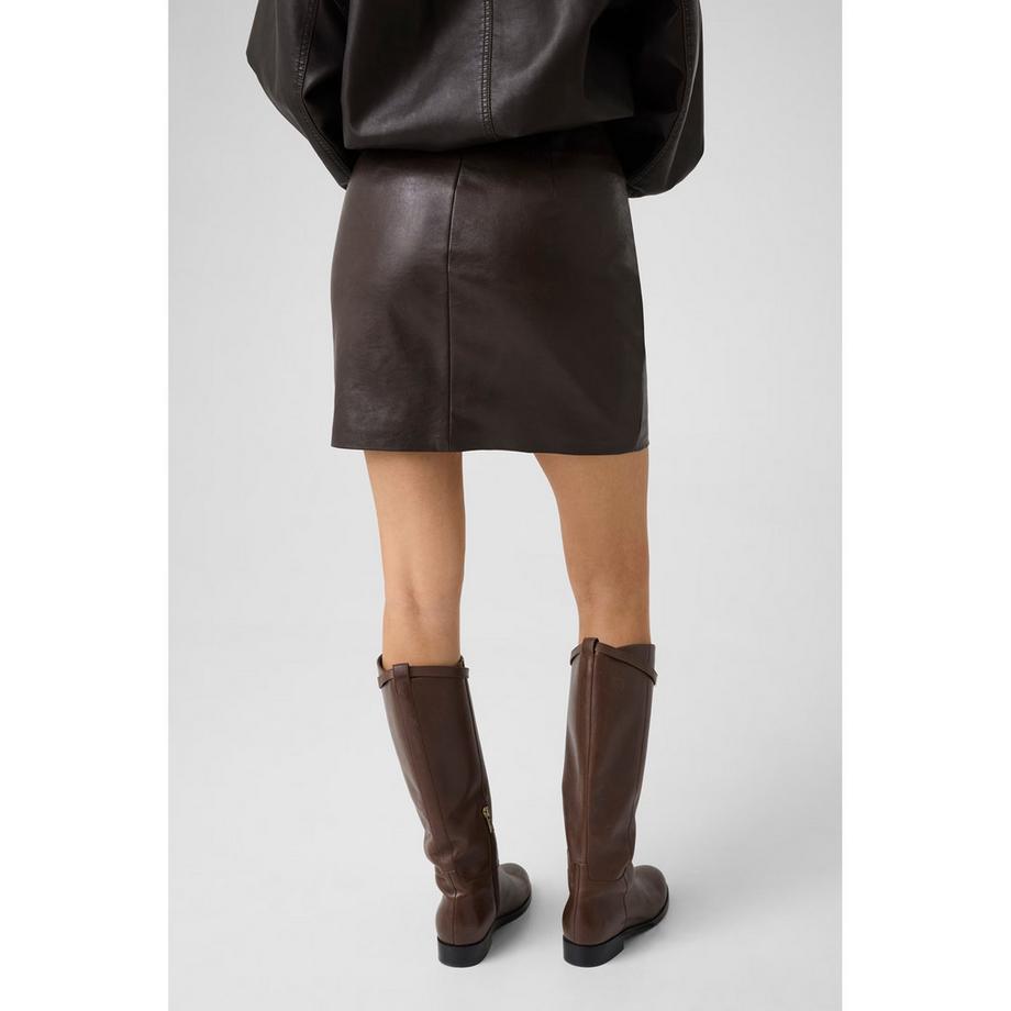 GUESS Mini Rock mit asymmetrischem Saum und vorderem Knopf  