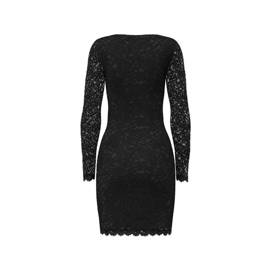 GUESS Abito in jersey con pizzo e maniche lunghe  