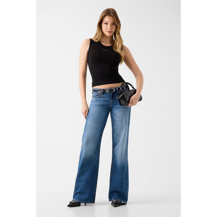 GUESS Top senza maniche con scollo tondo  