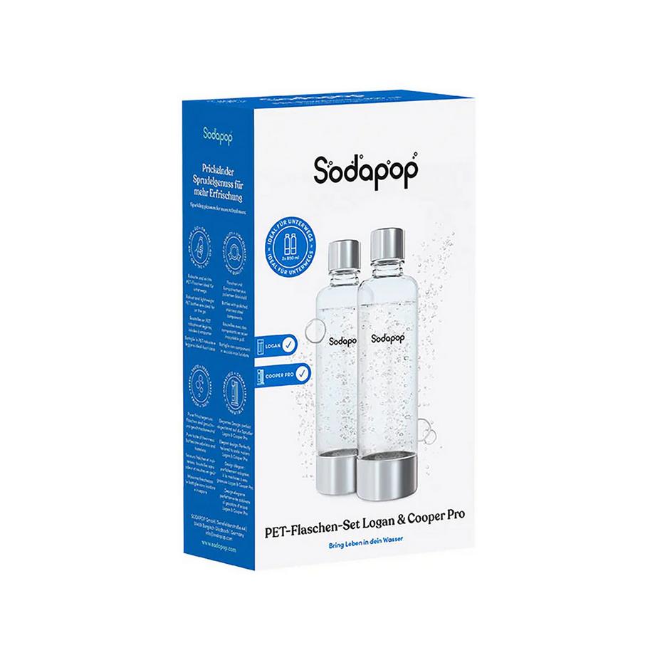 Sodapop Wassersprudler-Flaschenset Cooper Pro 