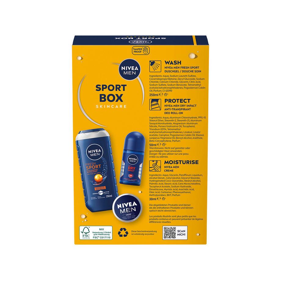NIVEA  MEN Geschenkset Sport Box 